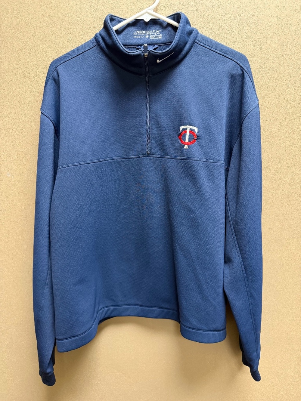Nike Golf Minnesota Twins MLB 1/4-zip - size XL
